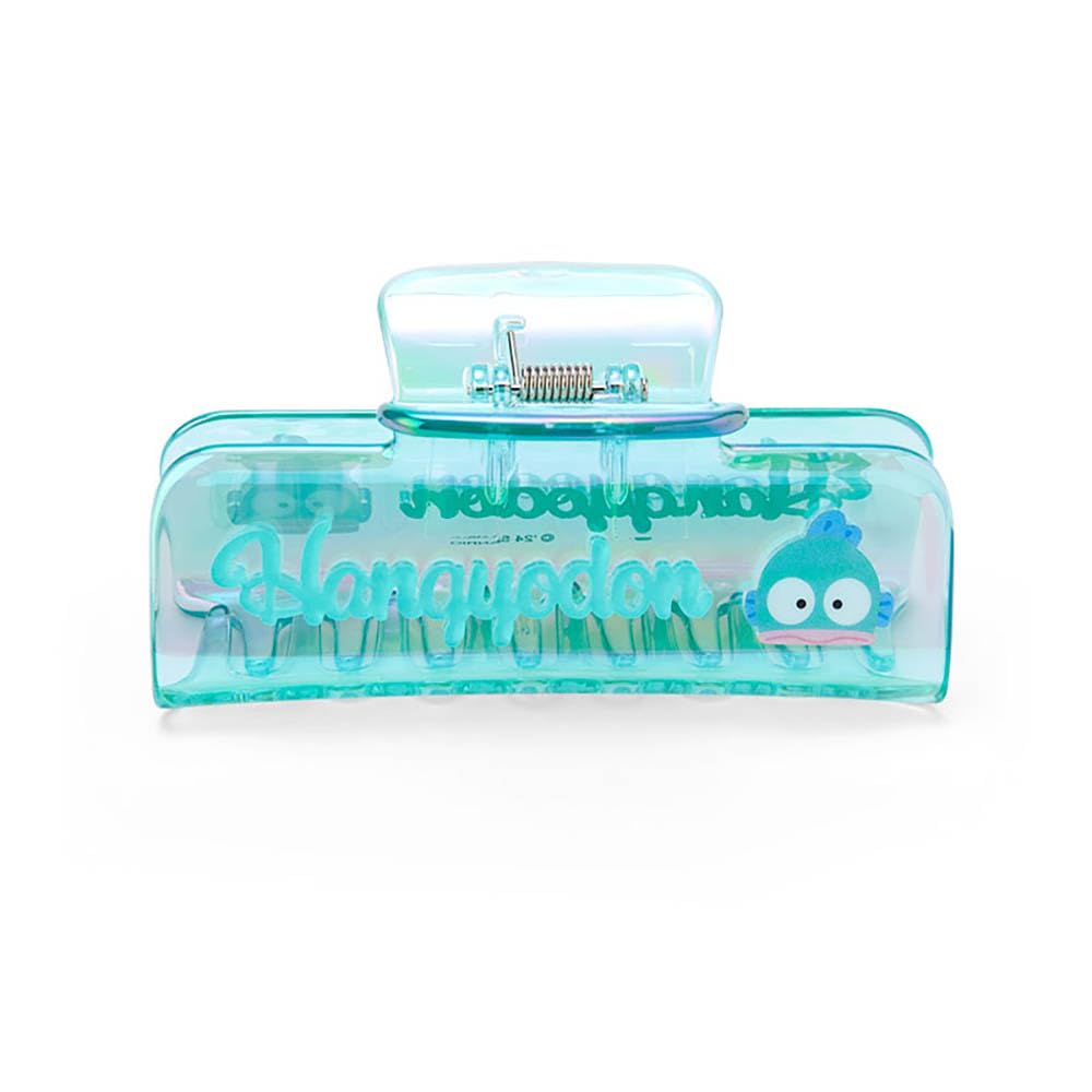 Sanrio Japan Hangyodon Hair Clip – Aqua  Acrylic Claw Clip 日本三丽鸥丑鱼发抓夹薄荷蓝
