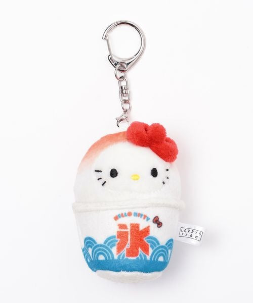 LOWRYS FARM × Hello Kitty Shaved Ice Plush Keychain