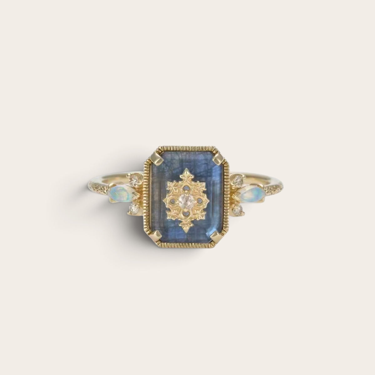 agete 2026 Winter Limited Edition K10 Sapphire Ring agete 2026 冬季限定 K10 蓝宝石戒指