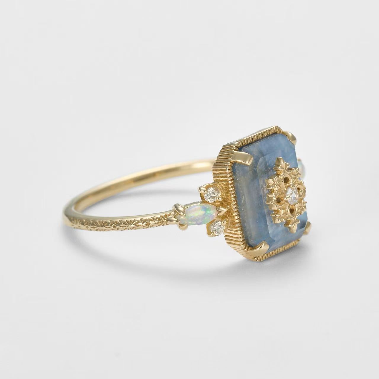 agete 2026 Winter Limited Edition K10 Sapphire Ring agete 2026 冬季限定 K10 蓝宝石戒指