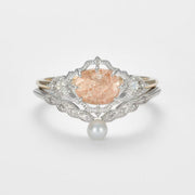 agete 2026 Winter Limited Edition K5 Sunstone Ring Set agete 2026 冬季限定 K5 太阳石戒指套组