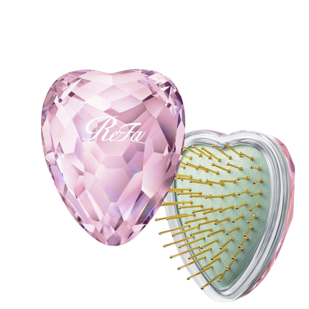 ReFa HEART CRYSTAL - Pink 日本 ReFa 水晶心形梳 – 粉色