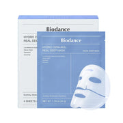 Biodance Hydro Cera-nol Real Deep Mask 34g × 4 Sheets/Box 韩国 Biodance 深层补水修护水凝胶面膜 4片/盒