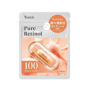 Yunth Pure Retinol Mask 100 – Firming & Anti Aging Sheet Mask (7 Sheets) 日本 Yunth 视黄醇紧致抗老面膜 7片装