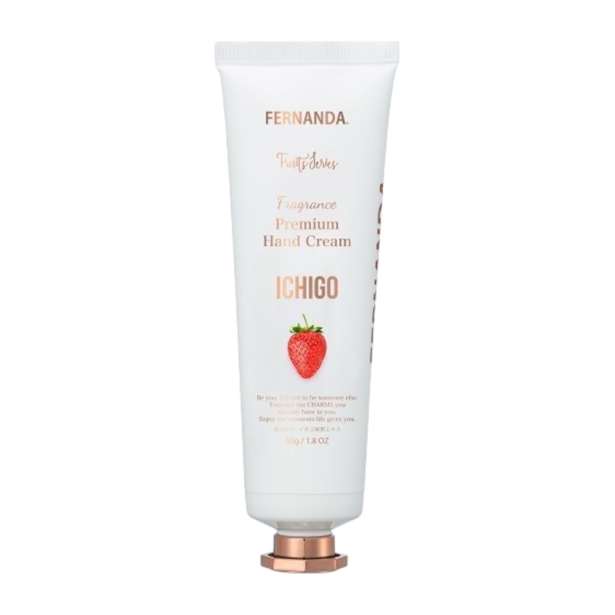 FERNANDA Fragrance Premium Hand Cream – Strawberry 50g                    日本FERNANDA 2025限定草莓味护手霜