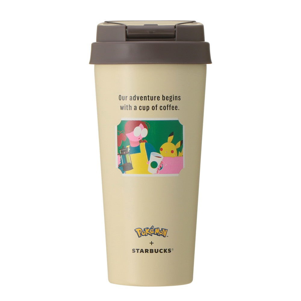 Starbucks Japan × Pokémon Pikachu Stainless Steel TOGO Bottle Limited Edition 日本限定 Starbucks × Pokémon 星巴克宝可梦皮卡丘不锈钢保温随行杯 473ml