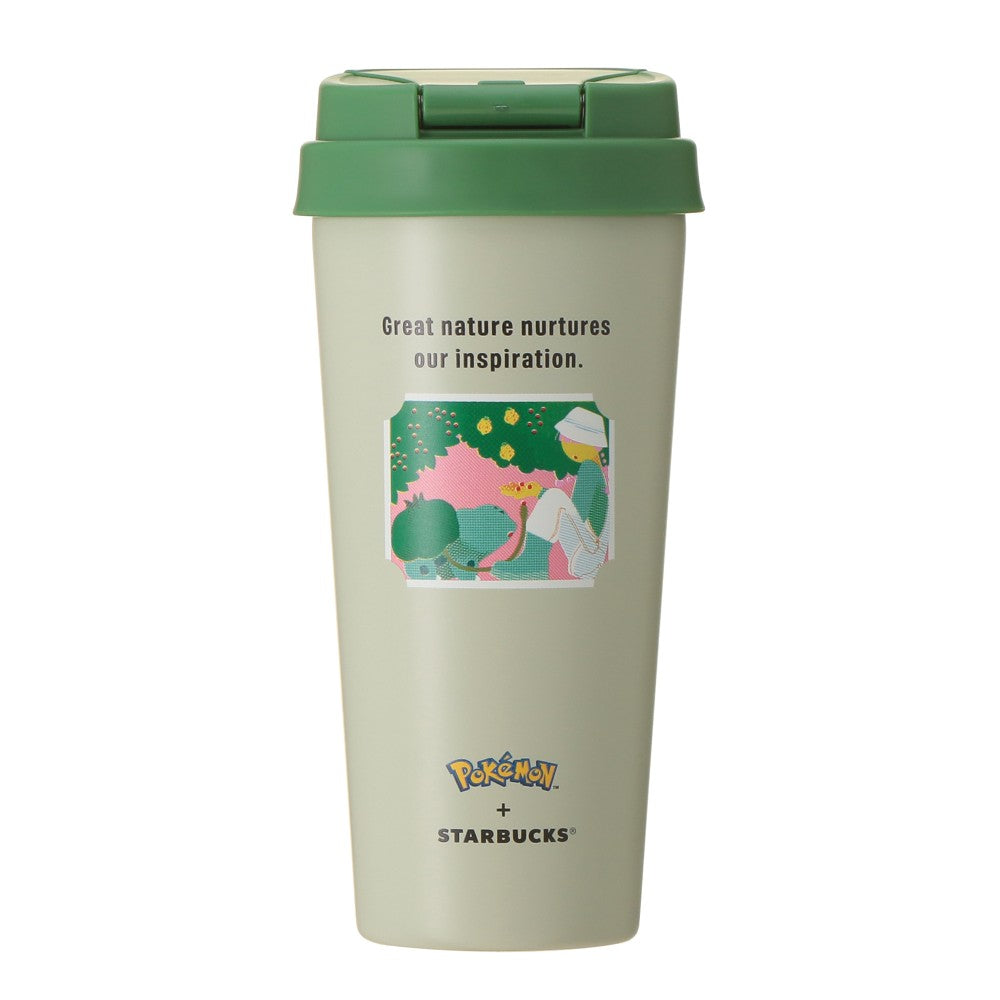 Starbucks Japan × Pokémon Bulbasaur Stainless Steel TOGO Bottle Limited Edition 日本限定 Starbucks × Pokémon 星巴克宝可梦妙蛙种子不锈钢保温随行杯 473ml