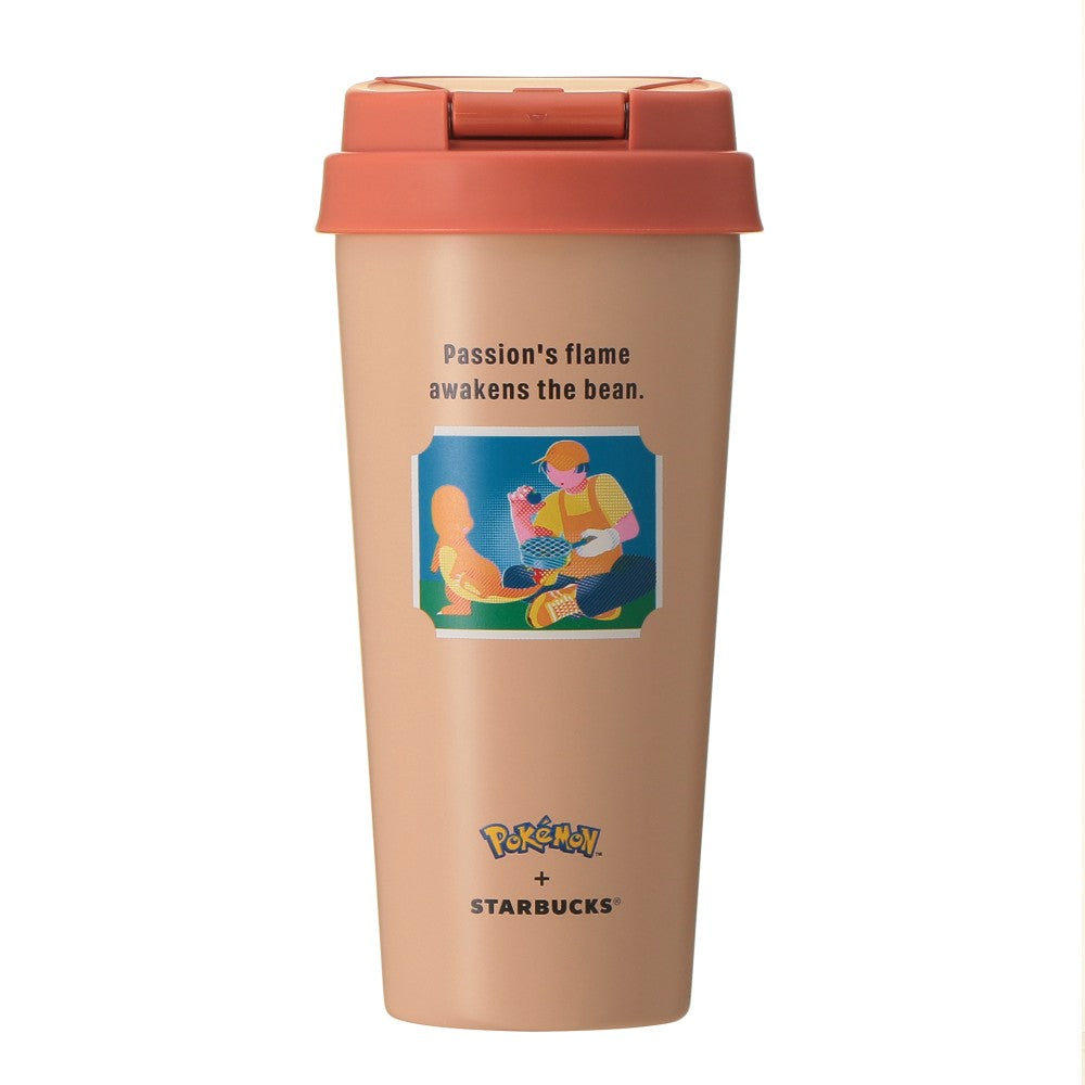 Starbucks Japan × Pokémon Charmander Stainless Steel TOGO Bottle Limited Edition 日本限定 Starbucks × Pokémon 星巴克宝可梦小火龙不锈钢保温随行杯 473ml