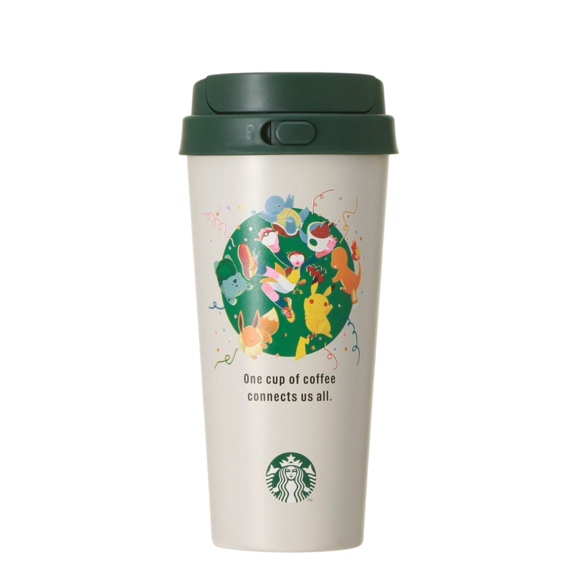 Starbucks Japan × Pokémon Coffee Connection Stainless Steel TOGO Bottle 日本限定 Starbucks × Pokémon 宝可梦 Coffee Connection 不锈钢保温随行杯 473ml