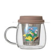 Starbucks Japan × Pokémon Coffee Adventure Glass Mug with Stainless Steel Strainer Limited Edition 日本限定Starbucks × Pokémon 宝可梦 耐热玻璃咖啡杯＋不锈钢滤网 296ml