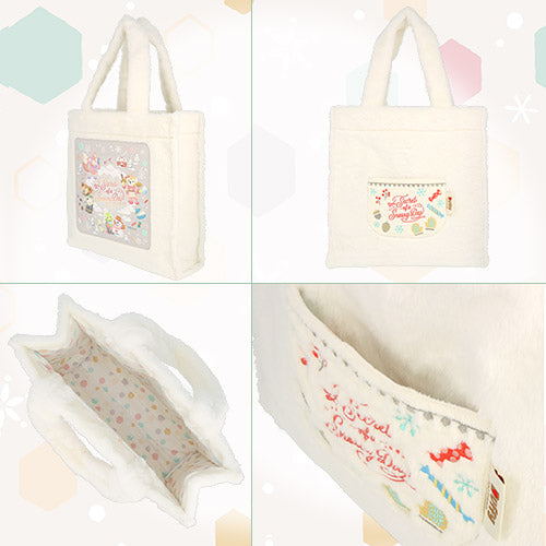 Tokyo DisneySea Duffy & Friends Tote Bag – Secret of Snowy Day 2025 东京迪士尼海洋限定｜达菲与好友 2025 冬日毛绒托特包