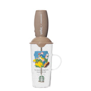 Starbucks Japan × Pokémon Coffee Adventure Milk Frother & Glass Cup Set Limited Edition 日本限定 Starbucks × Pokémon 宝可梦 电动奶泡器＋耐热玻璃杯套装 350ml