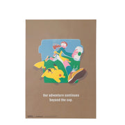 Starbucks Japan × Pokémon Coffee Adventure Art Poster Limited Edition 日本限定星巴克 x 宝可梦 艺术海报