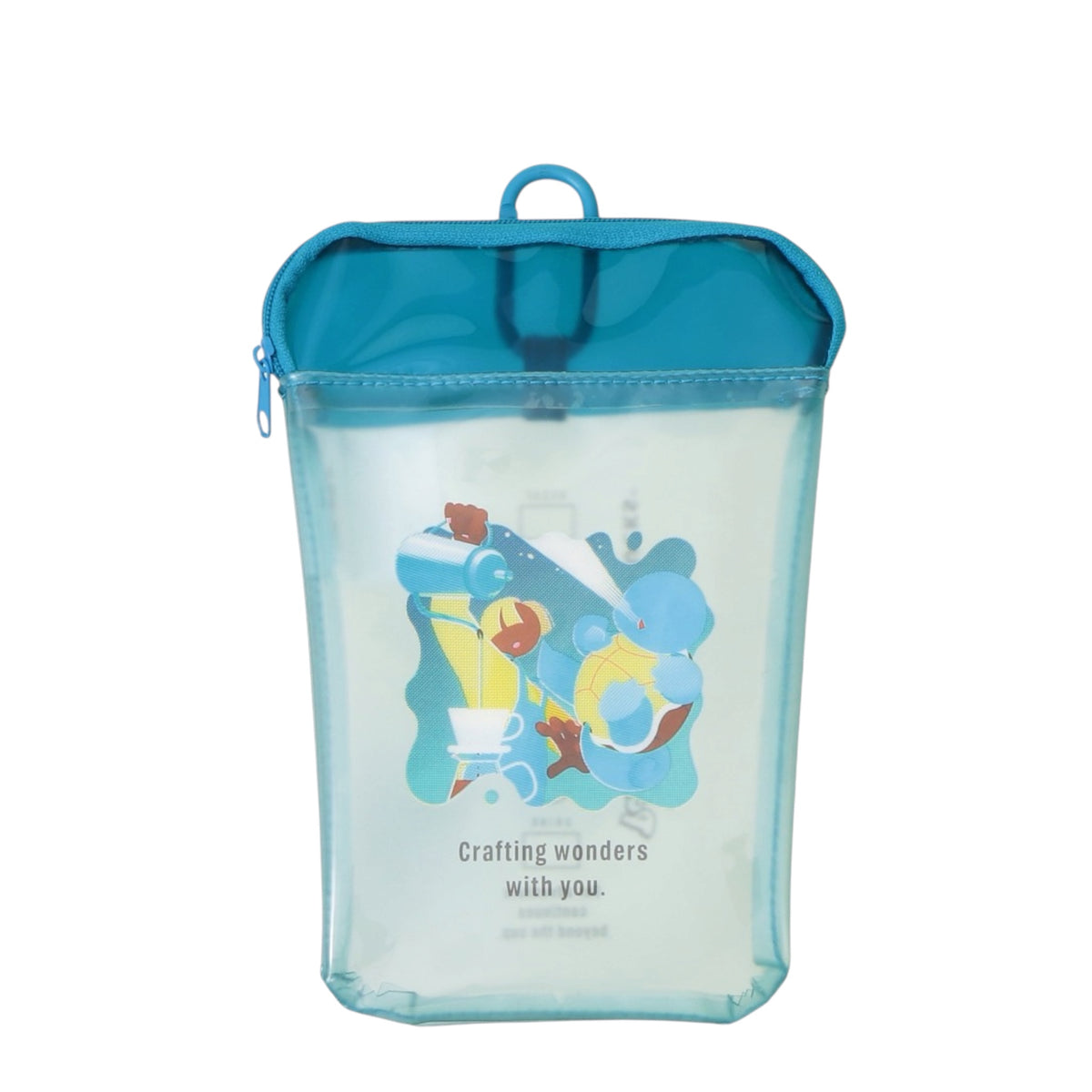 Starbucks Japan × Pokémon Squirtle Cup-Shaped PVC Pouch Limited Edition 日本限定星巴克 × 宝可梦 杰尼龟杯型透明 随身小包