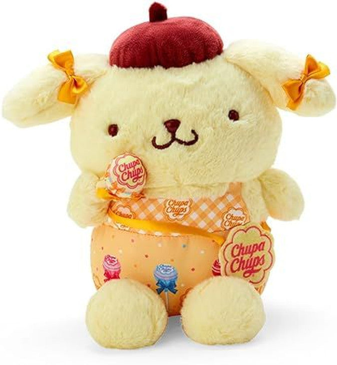Sanrio Pompompurin Plush – Chupa Chups Collaboration 日本三丽鸥 布丁狗 Pompompurin × Chupa Chups 联名毛绒公仔