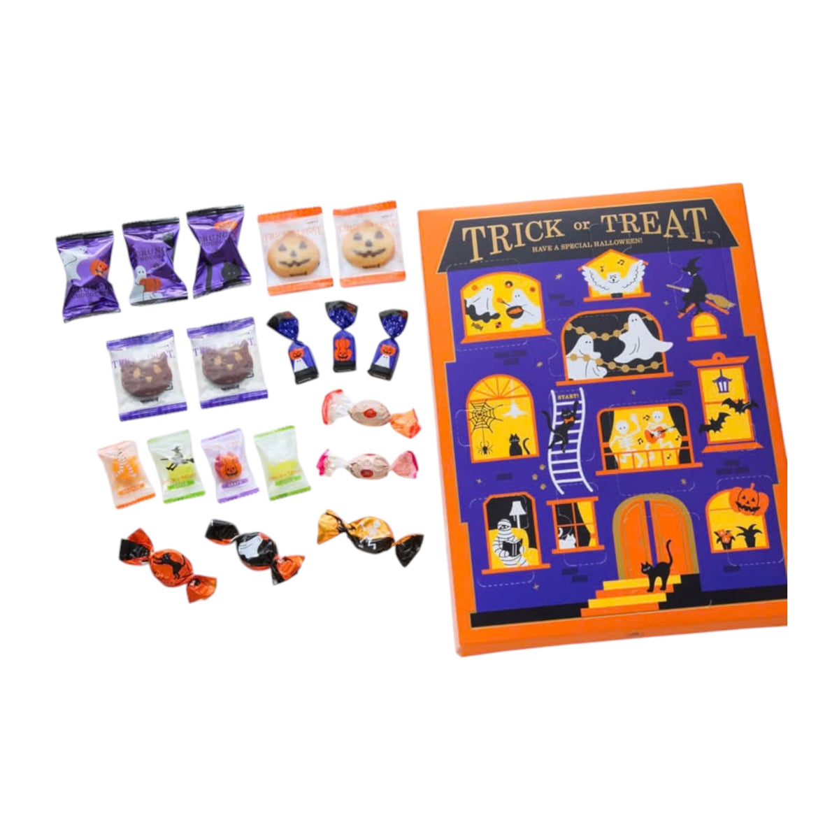 MOROZOFF Halloween Night Assorted Sweets Gift Box – 19 Pieces 日本 MOROZOFF 摩洛索夫 万圣节限定惊喜糖果巧克力饼干礼盒 19件
