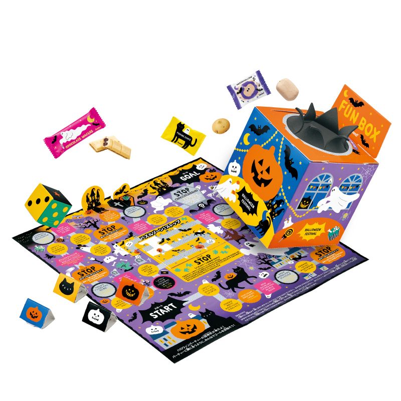 Goncharoff Halloween Fun Box with Board Game – 21 Pieces 日本 Goncharoff 2026 万圣节限定惊喜零食礼盒 21件装