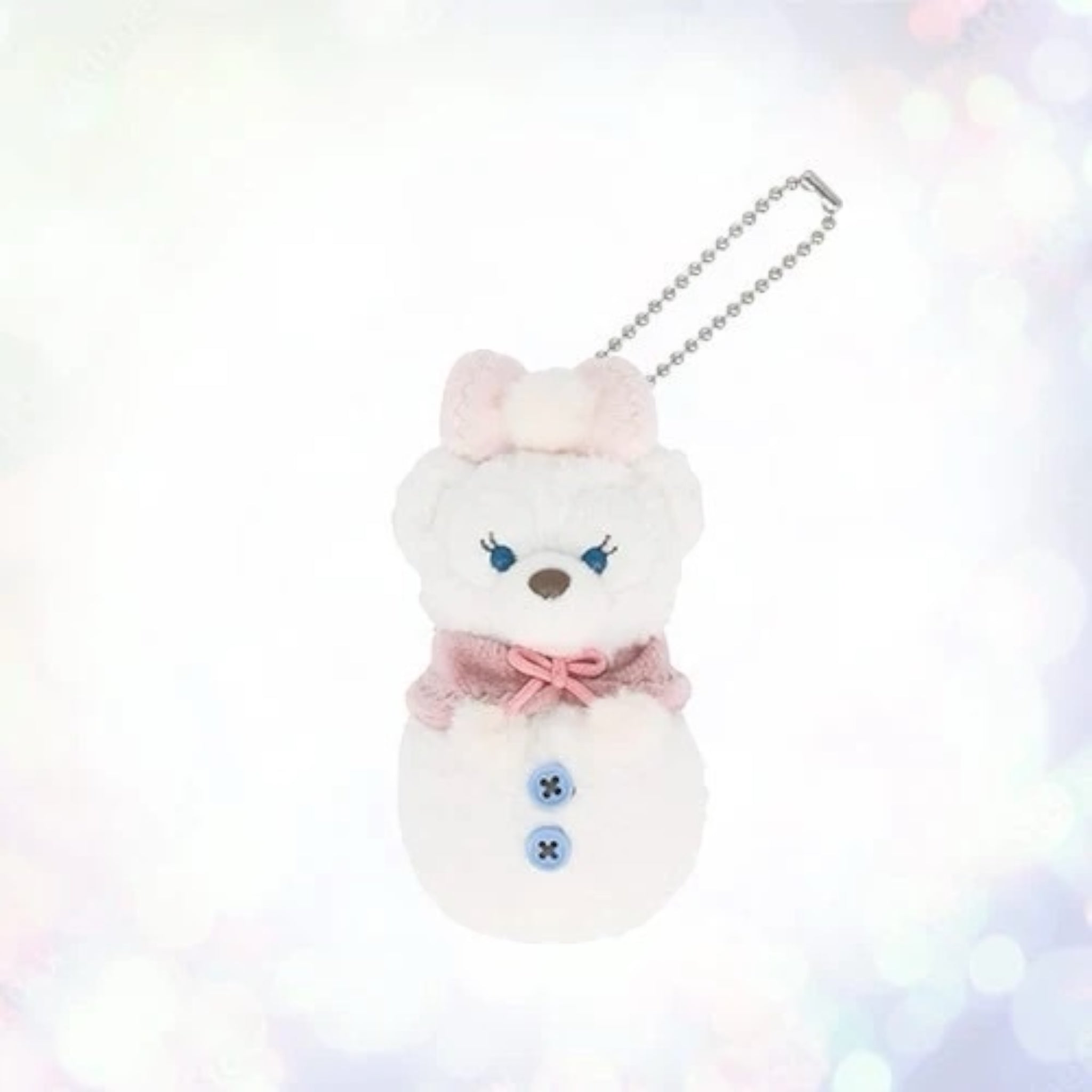 Tokyo DisneySea Secret of a Snowy Day ShellieMay Snowman Plush Keychain 东迪限定 2025 冬日系列 雪人雪莉玫座姿挂件
