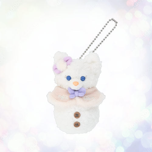 Tokyo DisneySea Secret of a Snowy Day LinaBell Snowman Plush Keychain  东迪限定 2025 冬日系列 雪人玲娜贝座姿挂件