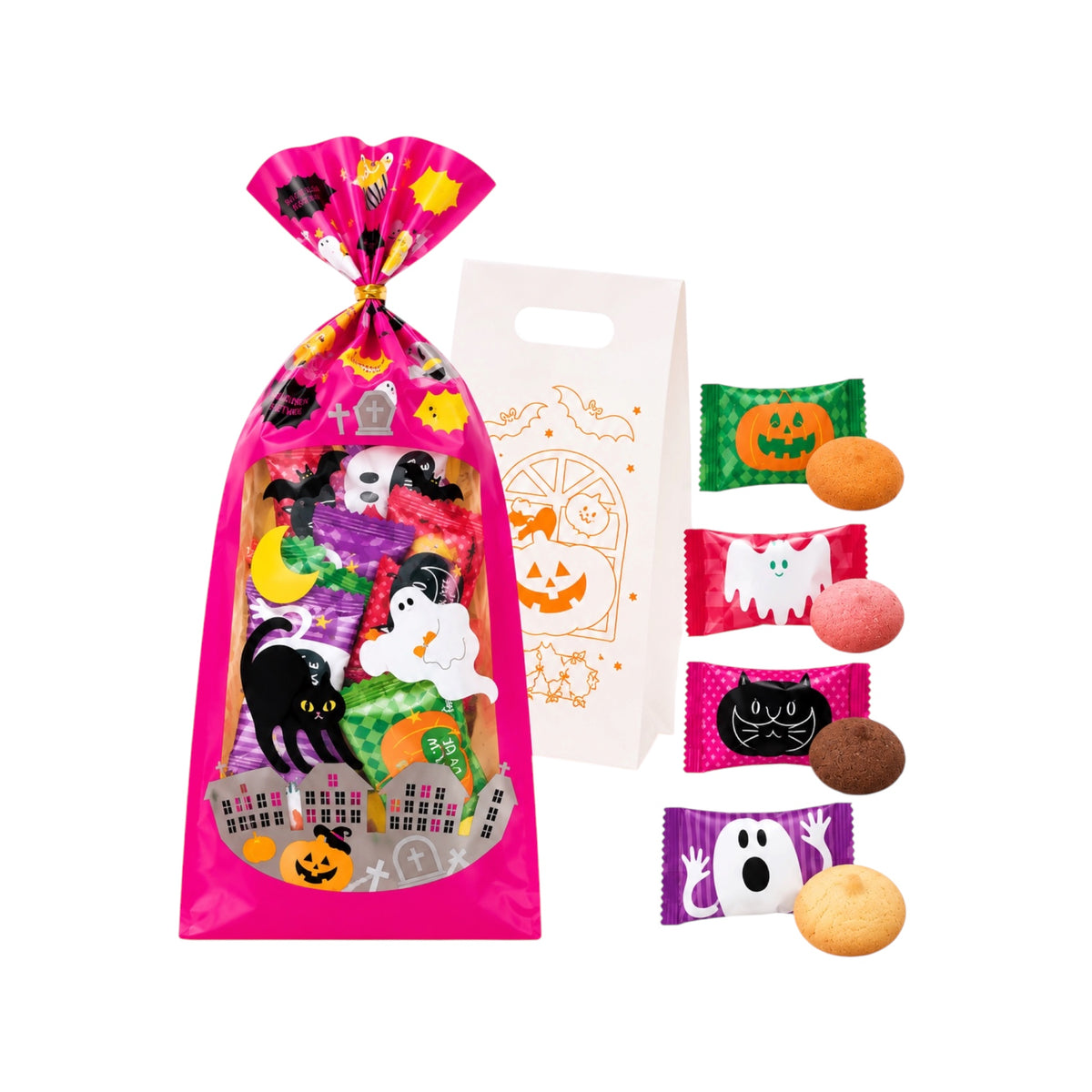 Goncharoff Halloween Limited Edition Assorted Cookies – 8 Pieces (1 Bag) 日本 Goncharoff 2026 万圣节限定综合口味饼干袋 8片装(1 包)