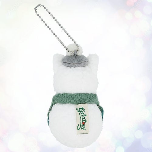 Tokyo DisneySea Secret of a Snowy Day Gelatoni Snowman Plush Keychain 东迪限定 2025冬日系列 雪人托尼座姿挂件