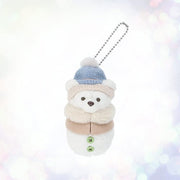 Tokyo DisneySea Secret of a Snowy Day Duffy Snowman Plush Keychain 东迪限定 2025冬日系列 雪人达菲座姿
