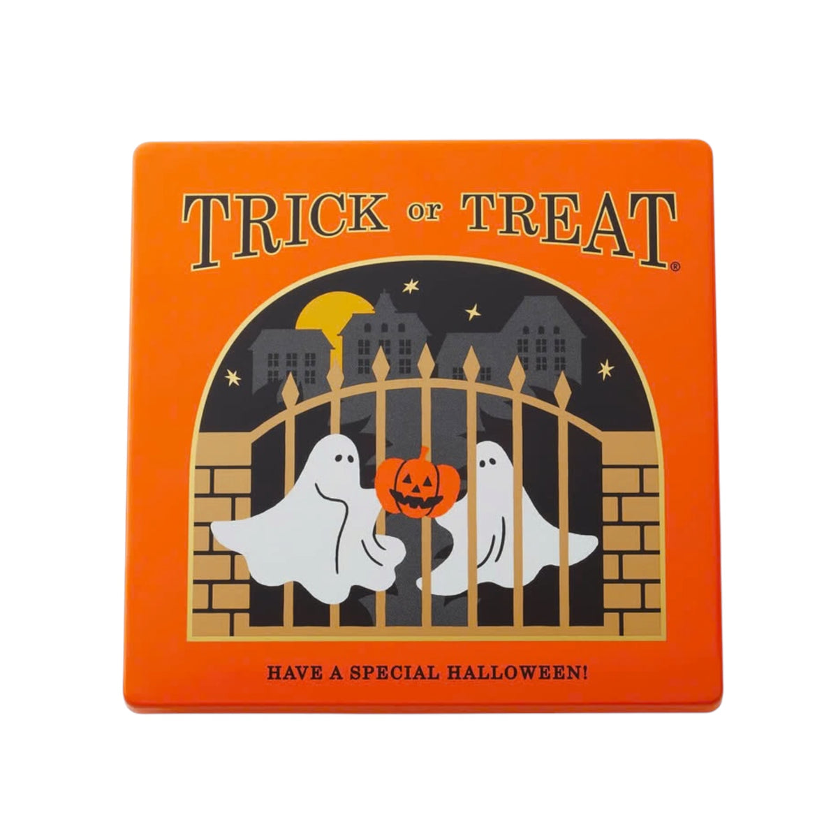 Morozoff Halloween Trick or Treat Cookie Tin – 9 Pieces 日本 Morozoff 2026 万圣节限定 Trick or Treat 饼干铁盒 9片装