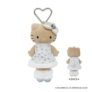 Sanrio Hello Kitty Style Up Mascot – Dot Dress Plush Charm 日本三丽鸥洛丽塔波点连衣裙长腿Kitty 挂件