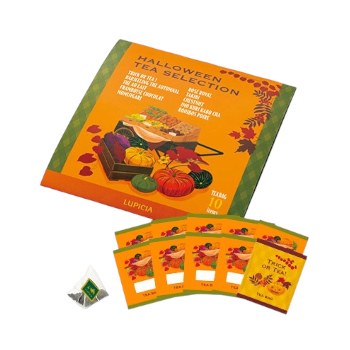 LUPICIA 2026 Halloween Tea Selection – 10 Assorted Tea Bags 日本 LUPICIA 2026 万圣节限定 10种精选茶包礼盒