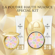 Elegance La Poudre Haute Nuance Special Kit #I 27g 日本雅莉格 E大饼欢颜蜜粉饼 家庭套裝#I 27g
