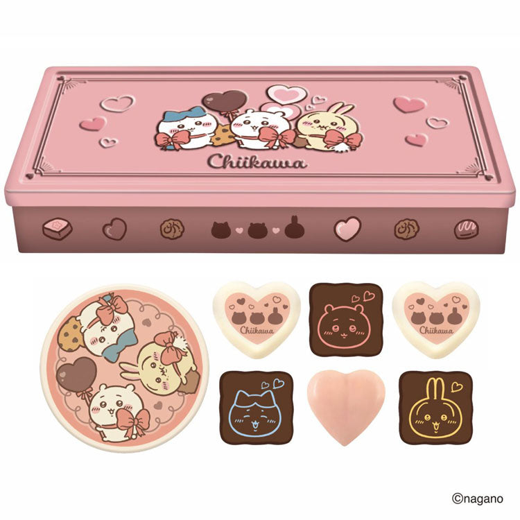 Chiikawa Chocolate Valentine Tin Box  吉伊卡哇情人节限定巧克力铁盒