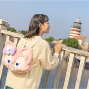 Tokyo DisneySea Duffy friends Secret of a Snowy Day Blanket LinaBell 东京迪士尼达菲和朋友们的雪天秘密玲娜贝儿大脸包+小毛毯
