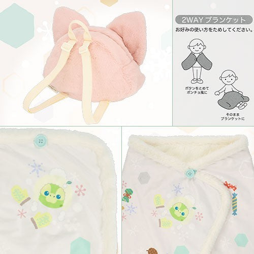 Tokyo DisneySea Duffy friends Secret of a Snowy Day Blanket LinaBell 东京迪士尼达菲和朋友们的雪天秘密玲娜贝儿大脸包+小毛毯