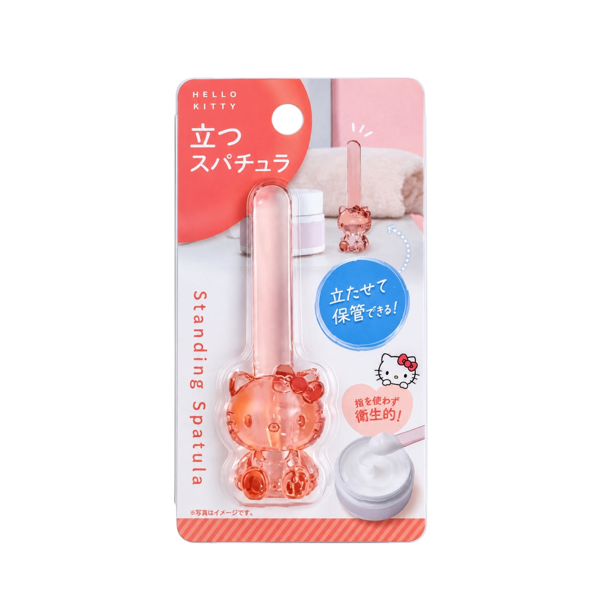 DAISO Japan Sanrio Hello Kitty Standing Spatula – Pink
日本 DAISO 大创 Hello Kitty 立式面霜透明挖勺 粉色