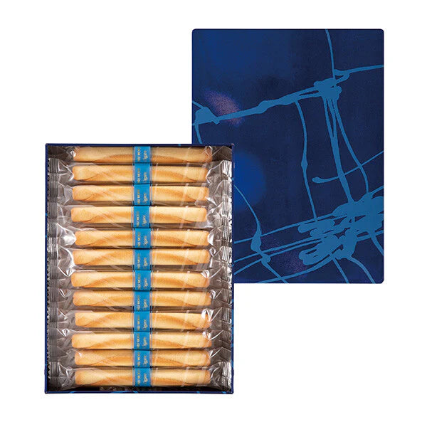 YOKU MOKU Cigare Butter Cookies 48 Pieces 日本 YOKU MOKU 雪茄蛋卷黄油饼干铁盒装 48本入