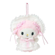 Sanrio Japan My Melody Mascot Holder – White Frill Dress 日本三丽鸥花嫁婚纱系列美乐蒂挂件