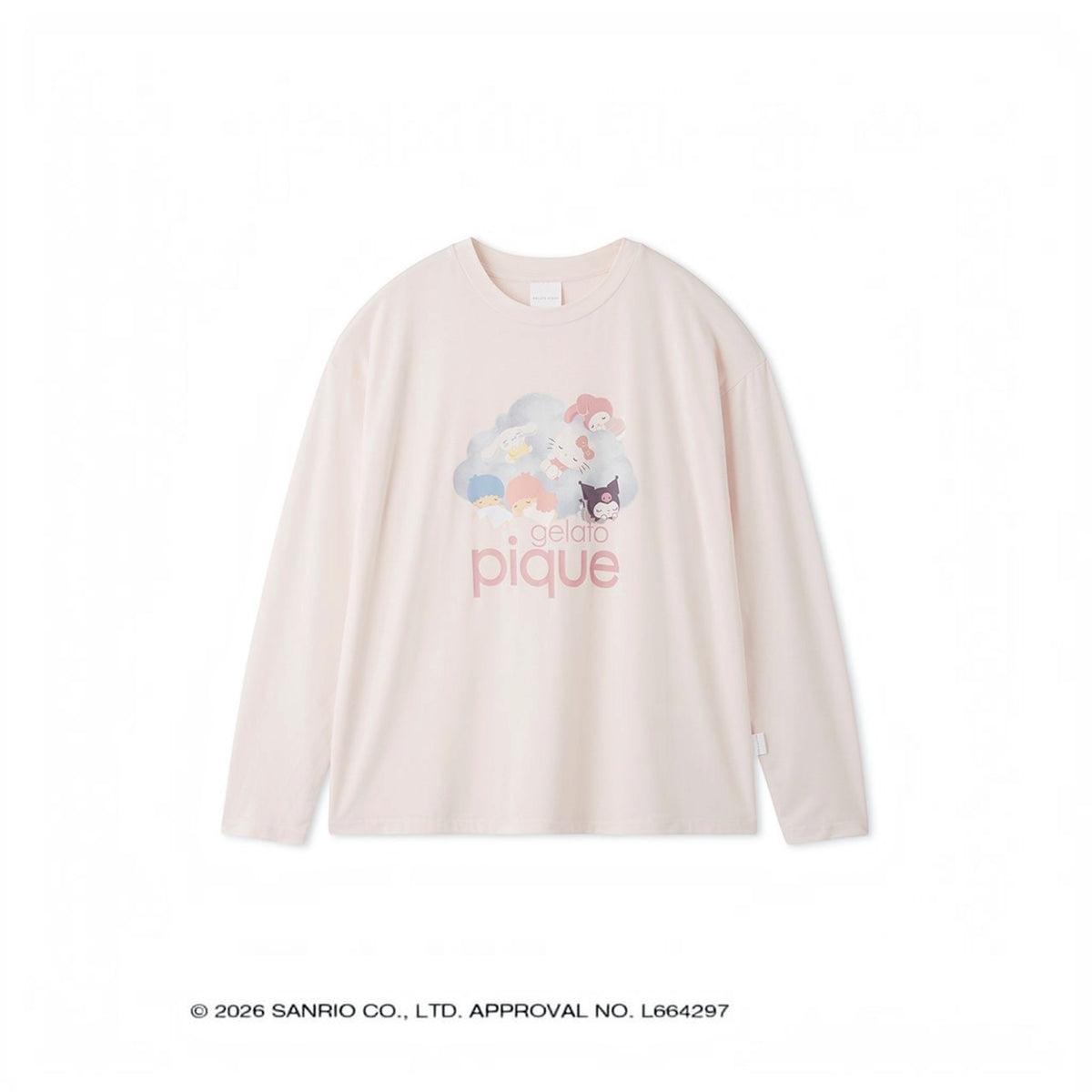 GELATO PIQUE × Sanrio Characters 2026 Long Sleeve Print T-Shirt – Japan Limited Edition