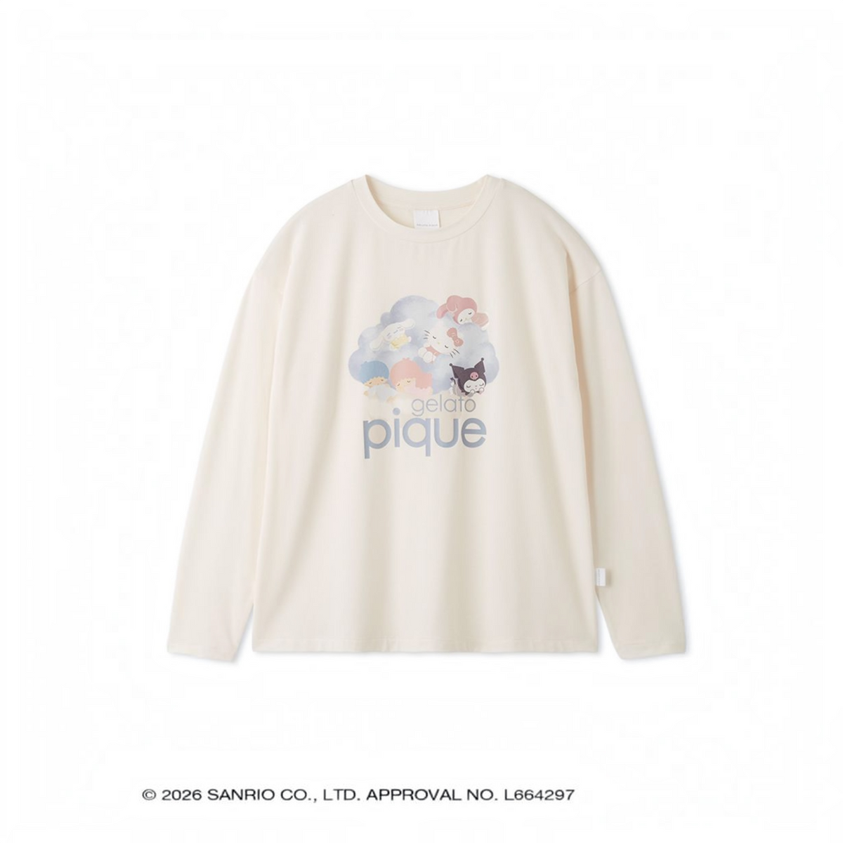 GELATO PIQUE × Sanrio Characters 2026 Long Sleeve Print T-Shirt – Japan Limited Edition