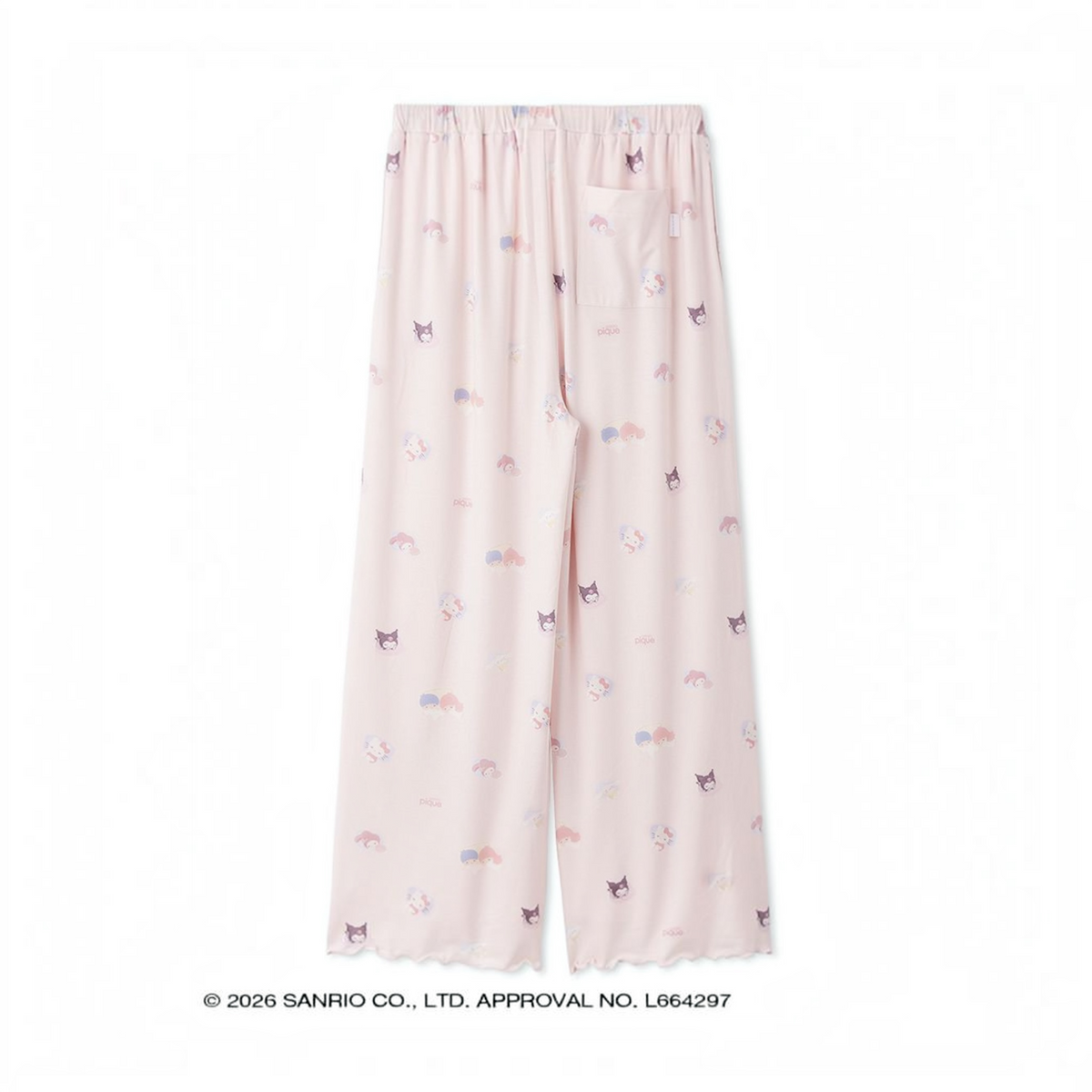 GELATO PIQUE × Sanrio Characters 2026 All-Over Print Long Pants – Japan Limited Edition 日本 GELATO PIQUE × 三丽鸥角色 2026 限定联名满版印花居家长裤
