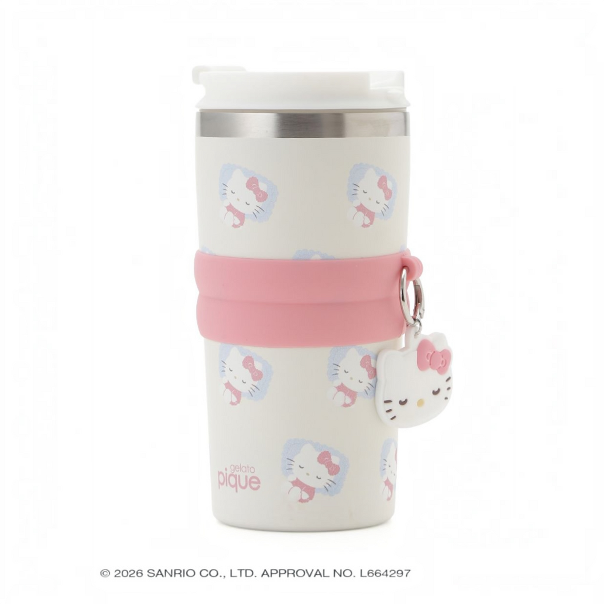 GELATO PIQUE × Sanrio Characters 2026 Stainless Steel Tumbler with Character Charm – Japan Limited Edition 日本 GELATO PIQUE × 三丽鸥角色 2026 限定联名不锈钢随行杯 附吊饰