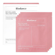 BIODANCE Bio-Collagen Real Deep Mask 34gx4ea 韩国 Biodance 粉色胶原蛋白水光焕亮凝胶面膜 4片装