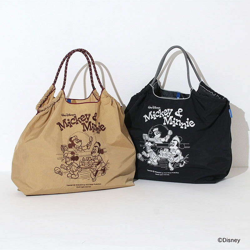 Ball & Chain Mickey&Minnie Black 日本Ball & Chain 迪士尼联名刺绣包 M Size