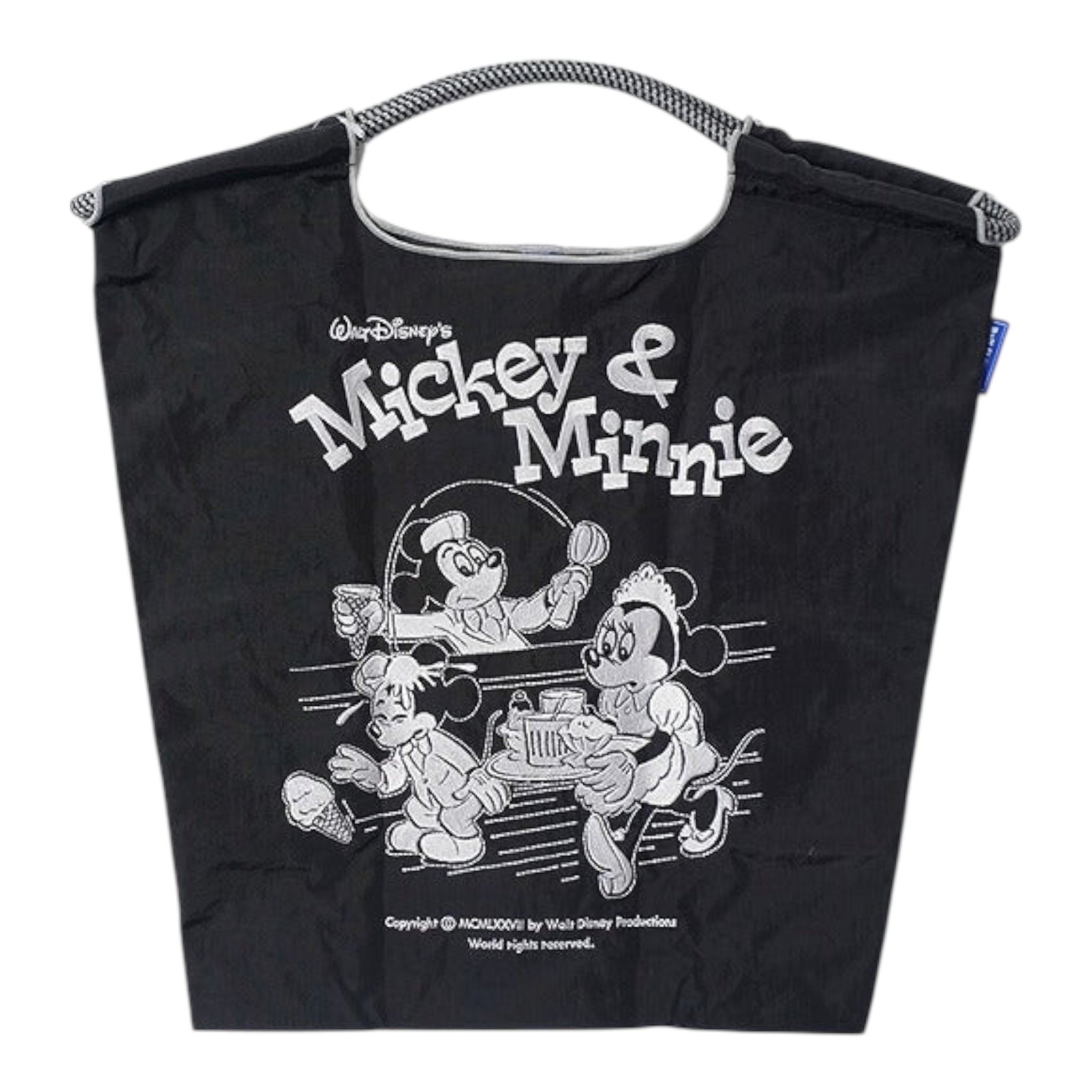 Ball & Chain Mickey&Minnie Black 日本Ball & Chain 迪士尼联名刺绣包 M Size
