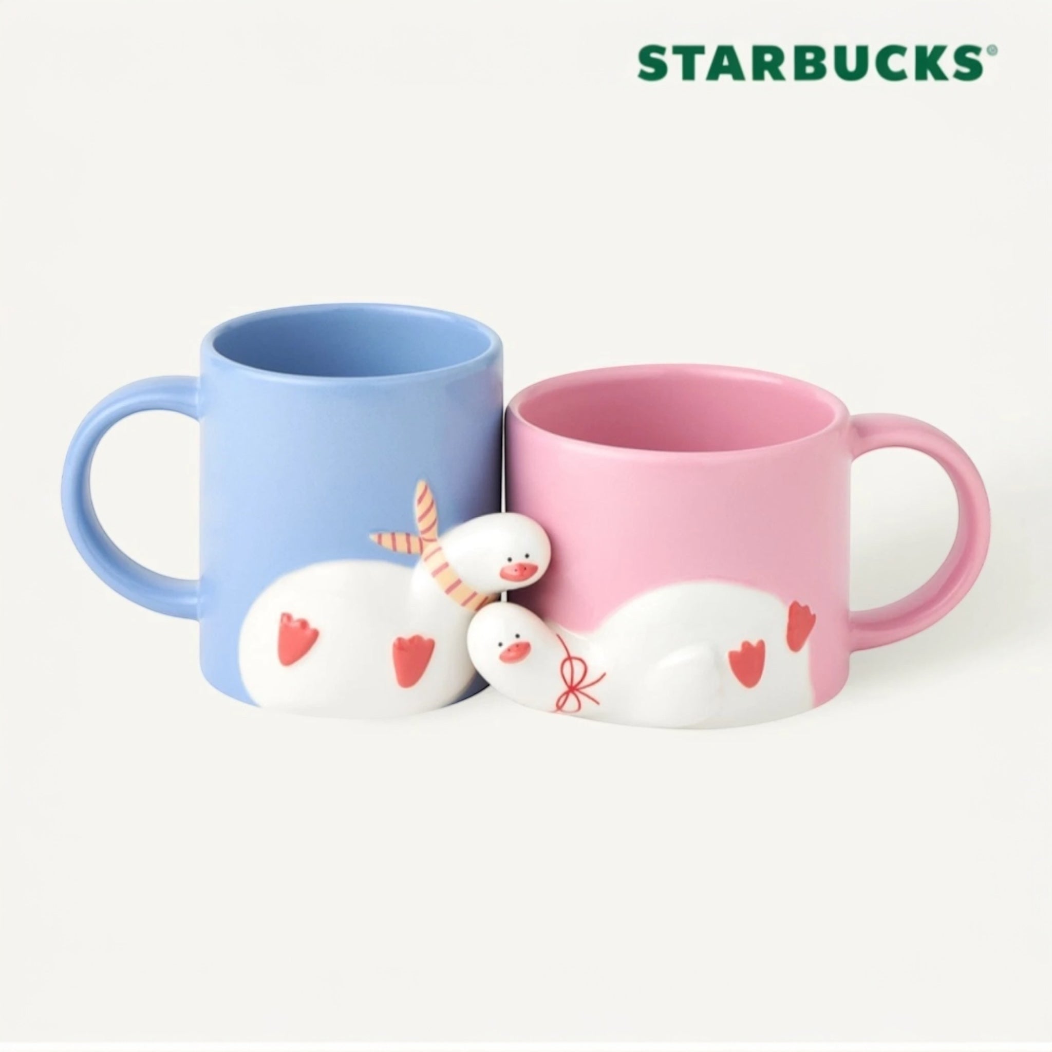 Starbucks Korea 2026 Sweet on You Jelly Duck Mug Set 355ml
星巴克韩国 2026 情人节「Sweet on You 甜心果冻小鸭」对杯