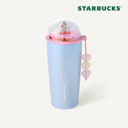 Starbucks Korea 2026 Sweet on You Jelly Duck Dome Tumbler 473ml – Valentine Limited 韩国星巴克2026 情人节限定 情侣甜甜小鸭CP杯