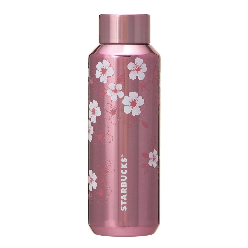 Starbucks Japan SAKURA 2026 Stainless Bottle Metallic Pink 473ml 日本星巴克 2026樱花限定不锈钢保温瓶