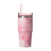 Starbucks Japan SAKURA 2026 3-Way Stainless Tumbler × STANLEY Marble Pink 414ml 日本星巴克 2026樱花限定× STANLEY 大理石纹不锈钢杯