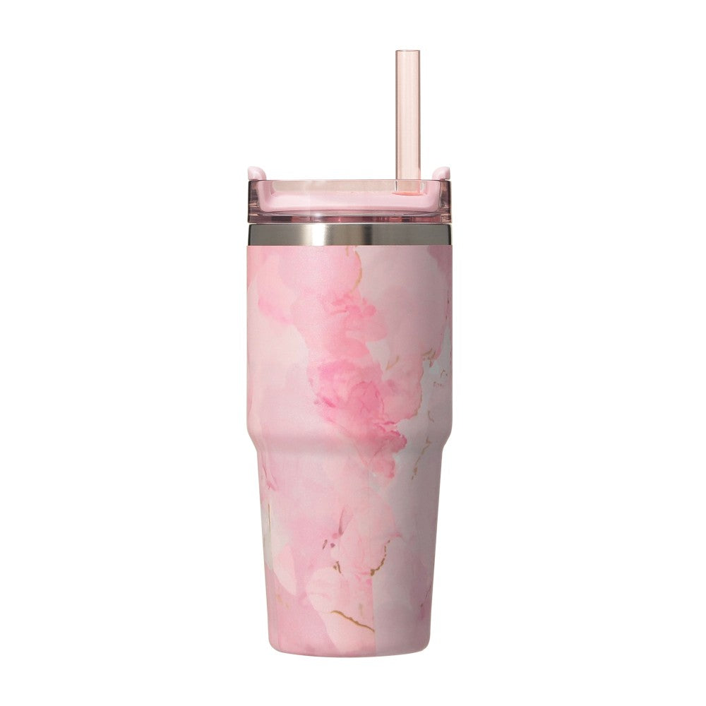 Starbucks Japan SAKURA 2026 3-Way Stainless Tumbler × STANLEY Marble Pink 414ml 日本星巴克 2026樱花限定× STANLEY 大理石纹不锈钢杯