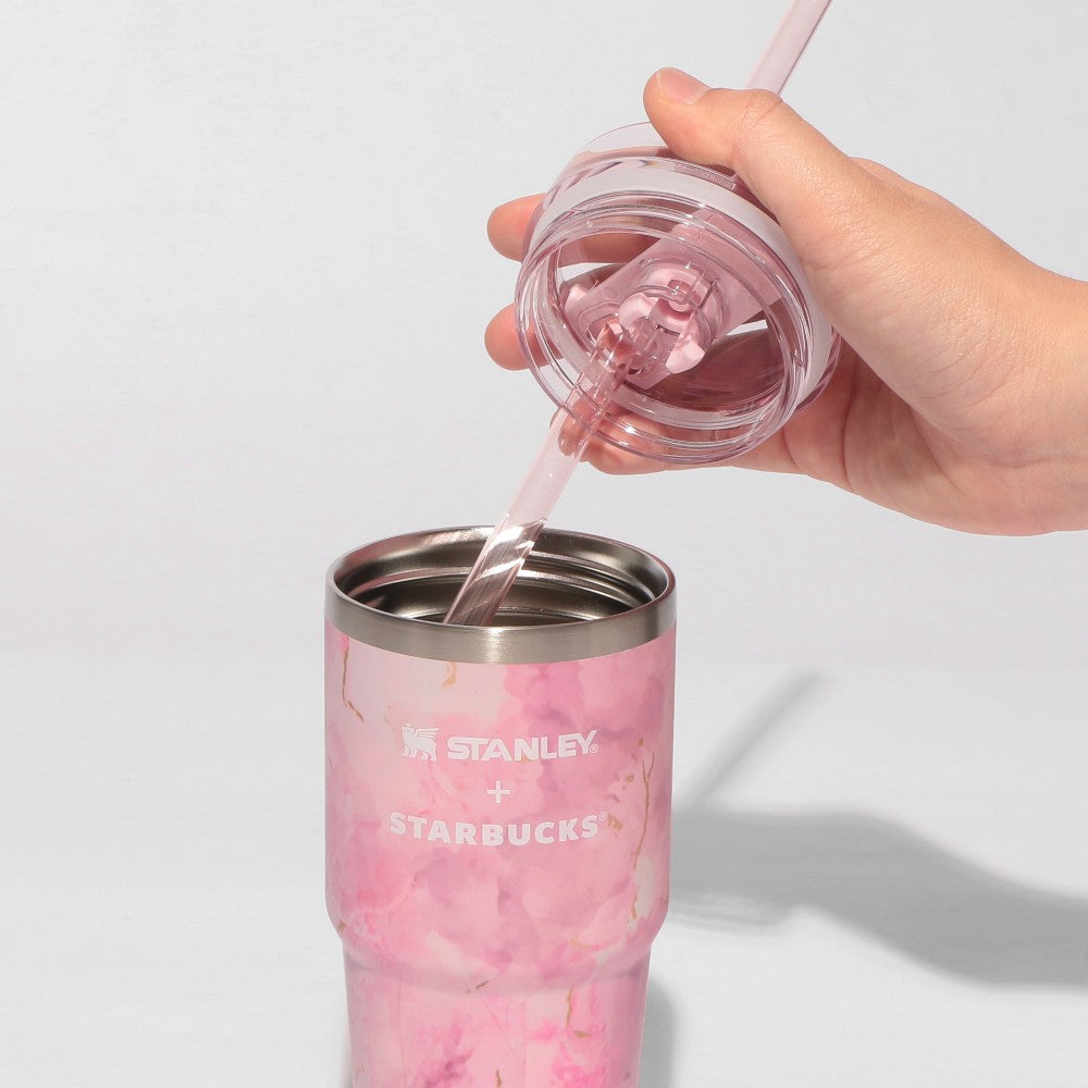 新品『STARBUCKS × STANLEY 』SAKURA2025 414ml Starbucks X Stanley Sakura 2025 3-Way Tumbler: Pale Pink – Hello Japan