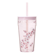 Japan Starbucks SAKURA 2026 Glass Tumbler Pink 473ml 日本星巴克 2026 樱花限定 玻璃杯粉色